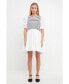 Women's High Low Knit Combo Dress