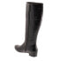 Фото #5 товара Trotters Morgan T2262-001 Womens Black Leather Zipper Knee High Boots
