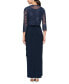 Фото #2 товара Women's Embroidered Waterfall-Ruffle Dress & Jacket