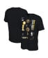 Фото #1 товара Men's Black Denver Nuggets 2023 NBA Finals Champions Celebration Expressive T-shirt
