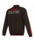 Фото #3 товара Men's Black Miami Heat 2023/24 City Edition Nylon Full-Zip Bomber Jacket