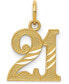 Фото #1 товара 21 Charm Pendant in 14k Gold