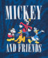 Фото #3 товара Men's Mickey Friends Wash Graphic T-shirt