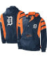 Фото #4 товара Куртка-половинка с капюшоном Starter Мужская темно-синяя Detroit Tigers Impact