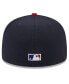 Фото #4 товара Men's Navy, Red Boston Red Sox On Deck 59FIFTY Fitted Hat