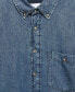 Men's Quilted Denim Overshirt