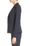 Фото #2 товара Halogen 157316 Women's Classic Glen Plaid Stretch Suit Jacket Navy Sz. 10