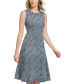 Фото #3 товара Women's Printed Sleeveless A-Line Dress