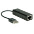 Фото #3 товара VALUE USB 2.0 to Fast Ethernet Converter - Black - 22 mm - 65 mm - 17 mm
