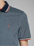 Фото #7 товара Men´s polo T-shirt JEPAULOS POLO SS NOOS Denim Blue SLIM FIT