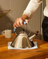 Фото #2 товара Чайник Alessi Bird Kettle Classic, из нержавеющей стали 18/10, с ручкой и птичьим свистком.