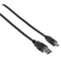 Hama USB 2.0 Connection Cable - 1.8m - 1.8 m - USB A - Mini-USB B - Male/Male - 480 Mbit/s - Black