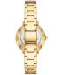 ფოტო #2 პროდუქტის Women's Pyper Two-Hand Gold-Tone Stainless Steel Bracelet Watch 32mm and Earrings Set, 3 Pieces