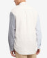 Фото #2 товара Men's Regular-Fit Colorblocked Oxford Shirt