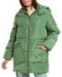 Ganni Oversized Puffer Coat Women's Green S/M - фото #3