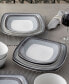 Фото #27 товара Colorscapes Layers Square Dinner Plate Set/4, 10.75"