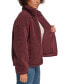 ფოტო #5 პროდუქტის Women's Sherpa Stand Collar Zip Up Jacket