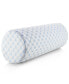 Memory Foam Neck Roll Bolster Pillow With Cooling Cover, Extra Firm