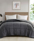 Фото #2 товара Comfort Cool Jersey Knit Oversized Down Alternative Comforter, King/Cal King