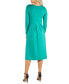 Фото #2 товара Women's Midi Length Fit and Flare Dress