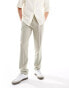 Фото #1 товара ASOS DESIGN smart slim fit chino trousers in micro texture sage green