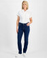 ფოტო #1 პროდუქტის Petite Mid Rise Slim Leg Jeans, Created for Macy's