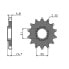 Фото #1 товара SUNSTAR SPROCKETS 520 Pitch 37214 Steel front sprocket