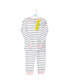Фото #6 товара Пижама Hudson Baby Cotton Pajama Gray Stripe Pink.
