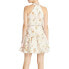 Ml Monique Lhuillier Sleeveless Halter Short Dress Wildflower 2