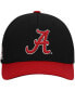 ფოტო #3 პროდუქტის Men's Black, Crimson Alabama Crimson Tide Two-Tone Reflex Hybrid Tech Flex Hat