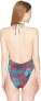 Bikini Lab Junior's Women's 175938 Plunge One Piece Swimsuit Mahogany Size S