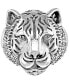ფოტო #3 პროდუქტის EFFY® Men's Tiger Ring in Sterling Silver