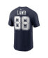 Фото #2 товара Men's CeeDee Lamb Navy Dallas Cowboys Player Name and Number T-shirt