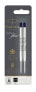 Фото #2 товара Parker 1950372 - Black - Medium - Silver - Ballpoint pen - Blister - 2 pc(s)