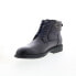 Фото #8 товара English Laundry Reuben EL2284L Mens Blue Leather Lace Up Casual Dress Boots 11