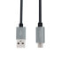 Фото #8 товара LogiLink CU0132 - 1 m - USB A - Micro-USB A - USB 2.0 - 480 Mbit/s - Grey