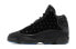 Фото #1 товара Jordan Air Jordan 13 Cap and Gown 漆皮 高帮 复古篮球鞋 GS 黑色 / Кроссовки Jordan Air Jordan 884129-012