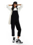 Kavu san juan corduroy overalls in black