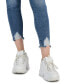 ფოტო #4 პროდუქტის Juniors' Mid Rise Cropped Ankle Skinny Jeans