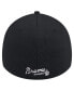 Фото #2 товара Men's Black Atlanta Braves Active Dash Mark 39THIRTY Flex Hat