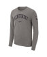 Men's Heather Gray Kentucky Wildcats Arch 2-Hit Long Sleeve T-Shirt