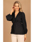 ფოტო #13 პროდუქტის Women's Karina V Neck Satin Top