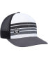 ფოტო #1 პროდუქტის Big Boys White, Charcoal Las Vegas Raiders Cove Trucker Snapback Hat