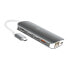 Фото #1 товара j5create JCD383 USB-C™ 9-in-1 Multi Adapter - Silver and White - USB 3.2 Gen 1 (3.1 Gen 1) Type-C - 10,100,1000 Mbit/s - Silver - White - MicroSD (TransFlash) - SD - HDMI - USB 3.2 Gen 1 (3.1 Gen 1) Type-A - USB 3.2 Gen 1 (3.1 Gen 1) Type-C - Aluminium