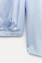 Фото #7 товара Блуза с объемными рукавами — zw collection ZARA