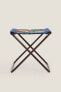 Фото #1 товара Multicoloured wool folding stool