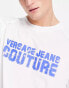 Versace Jeans Couture college t-shirt in white