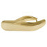 ფოტო #2 პროდუქტის FITFLOP Relieff Metallic Recovery Toe-Post Slides