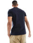 Фото #4 товара Farah Blanes short sleeve polo shirt in navy