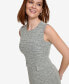 Women's Tweed Sleeveless Sheath Dress